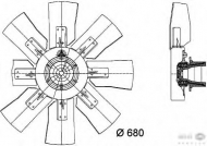 Вентилятор BEHR HELLA SERVICE 8MV 376 728-681
