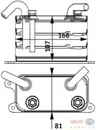 Теплообменник BEHR HELLA SERVICE 8MO 376 729-631