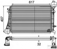 Теплообменник BEHR HELLA SERVICE 8ML 376 746-161