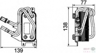 Теплообменник BEHR HELLA SERVICE 8MO 376 747-101