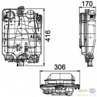 Резервуар BEHR HELLA SERVICE 8MA 376 753-781
