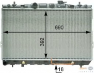 Теплообменник BEHR HELLA SERVICE 8MK 376 763-291