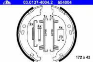 Комлект тормозных накладок ATE 03.0137-4004.2