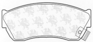Комплект тормозных колодок QH Benelux BP584