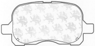 Комплект тормозных колодок QH Benelux BP1075