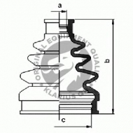 Комплект пыльника QH Benelux QJB1084
