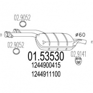 Амортизатор MTS 01.53530