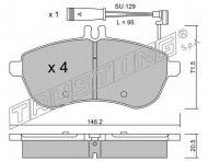Комплект тормозных колодок TRUSTING 681.0W