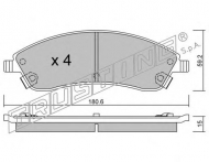 Комплект тормозных колодок TRUSTING 715.0