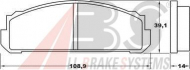 Комплект тормозных колодок A.B.S. 36002