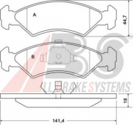 Комплект тормозных колодок A.B.S. 36707 OE