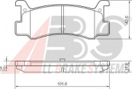 Комплект тормозных колодок A.B.S. 36868