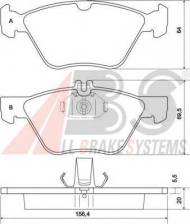 Комплект тормозных колодок A.B.S. 36943 OE