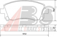 Комплект тормозных колодок A.B.S. 36972 OE