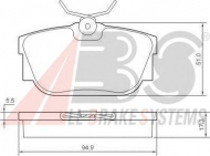 Комплект тормозных колодок A.B.S. 37118
