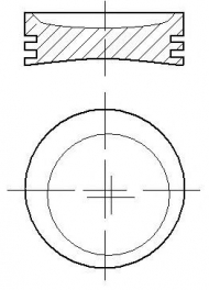 Поршень NÜRAL 87-101300-00