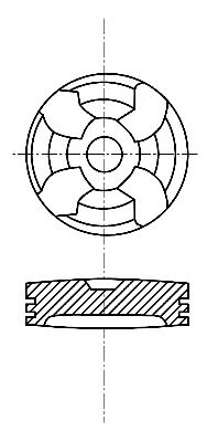 Поршень NÜRAL 87-743600-00
