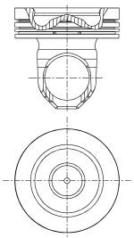 Поршень NÜRAL 87-143600-00