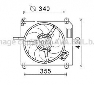Вентилятор AVA QUALITY COOLING FT7572