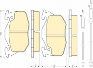Комплект тормозных колодок GIRLING 6110333