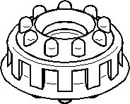 Опорное кольцо TOPRAN 107 093
