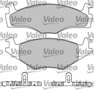 Комплект тормозных колодок VALEO 597044