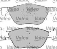 Комплект тормозных колодок VALEO 597217
