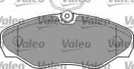 Комплект тормозных колодок VALEO 597487