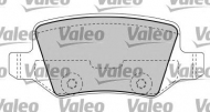 Комплект тормозных колодок VALEO 597467