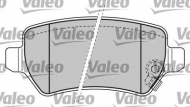 Комплект тормозных колодок VALEO 597385