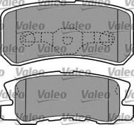 Комплект тормозных колодок VALEO 597558