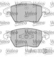 Комплект тормозных колодок VALEO 597297