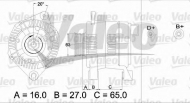 Генератор VALEO 436338