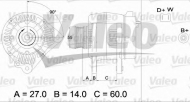 Генератор VALEO 436444