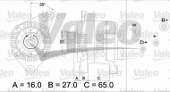 Генератор VALEO 436467
