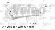 Генератор VALEO 437137