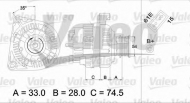 Генератор VALEO 437160