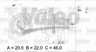 Генератор VALEO 437171