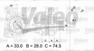 Генератор VALEO 437309