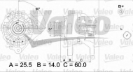 Генератор VALEO 437315