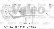 Генератор VALEO 437341