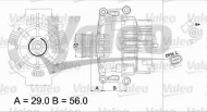 Генератор VALEO 437360