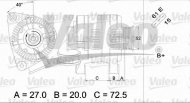 Генератор VALEO 437363