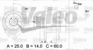 Генератор VALEO 437392