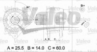 Генератор VALEO 437399