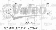 Генератор VALEO 437401