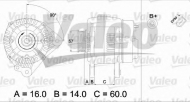 Генератор VALEO 437411