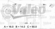 Генератор VALEO 437412