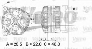 Генератор VALEO 437429