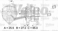 Генератор VALEO 437431